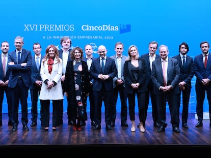 Entrega de los premios 'CincoDías' este lunes en Madrid.