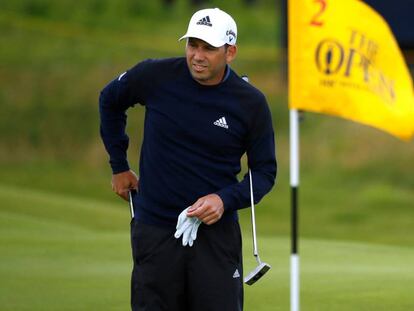 Sergio García, en el Royal Portrush Golf Club.