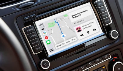 Google Maps en CarPlay de Apple