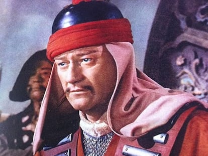 John Wayne, a punto de unificar las tribus nómadas del norte de Asia y escandalizar a Occidente.