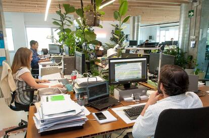 Vista interior de la compañía ubicada en un polígono empresarial de Pozuelo.