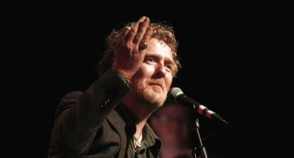 Glen Hansard, durante su concierto en Madrid.