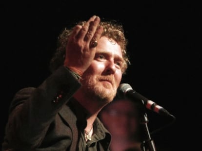 Glen Hansard, durante su concierto en Madrid.