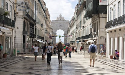 Rua Augusta, em Lisboa (Portugal).