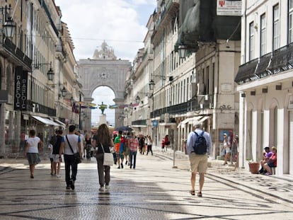 Rua Augusta, em Lisboa (Portugal).