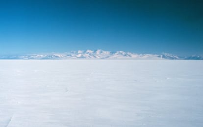 Una panorámica de la ruta hacia el Polo Sur.