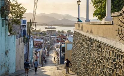 La calle de Bartolomé Masó, en el centro histórico de Santiago de Cuba.