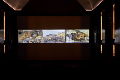 Una de las salas de 'Resistencia. Una selección de video sudamericano', en el Reina Sofía.