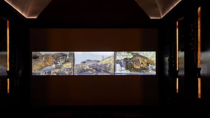 Una de las salas de 'Resistencia. Una selección de video sudamericano', en el Reina Sofía.