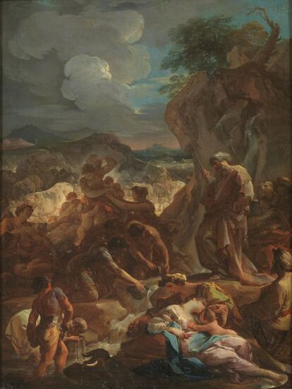 'El milagro del Agua' (1743), de Corrado Giaquinto (Molfetta, 1703 - Nápoles, 1765).