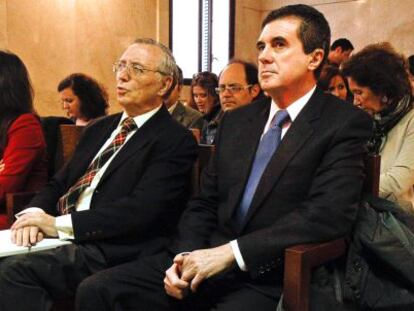 Jaume Matas, expresidente balear, durante el juicio por el caso Palma Arena. 