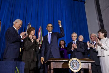 Obama, tras la abolición de la ley que prohibía a los gais servir en el Ejército si revelaban su condición sexual.