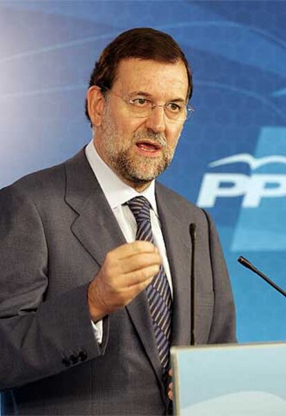 El líder del Partido Popular, Mariano Rajoy.