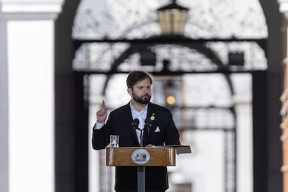 Gabriel Boric en la conmemoración de los 50 años del golpe de Estado en Chile