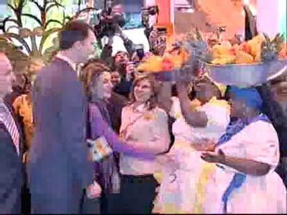 Los Príncipes de Asturias inauguran Fitur