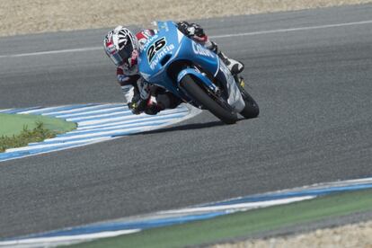 Viñales, durante los entrenamientos en Jerez.