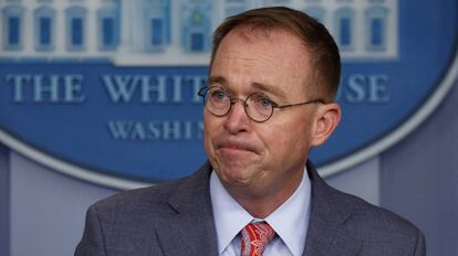 O chefe de Gabinete da Casa Branca, Mick Mulvaney.