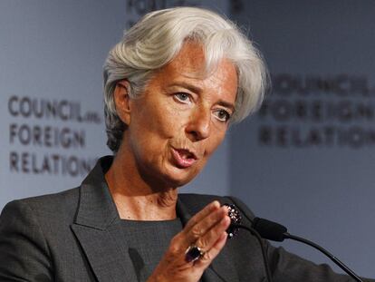 La directora gerente del Fondo Monetario Internacional, Christine Lagarde.