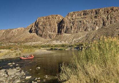 Río Grande, en el parque natural de Big Bend.