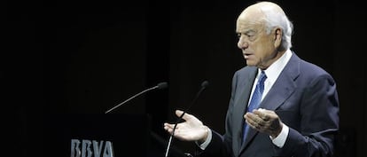 Francisco González, presidente de honor de BBVA