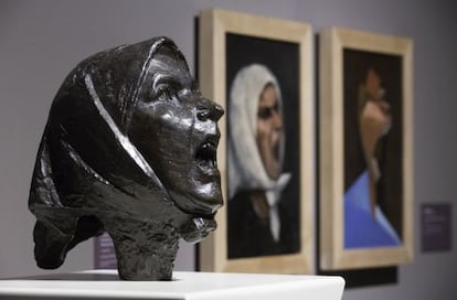 In the foreground, Juli González’s ‘Montserrat gritando.’