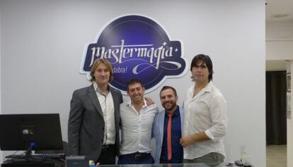 Los cuatro magos impulsores de Mastermagia, en Valencia.