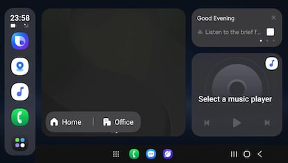 Interfaz de Samsung Auto DeX