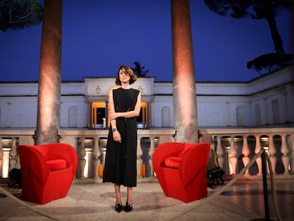 La escritora italiana Veronica Raimo, en la entrega del Premio Strega 2022, en Roma.