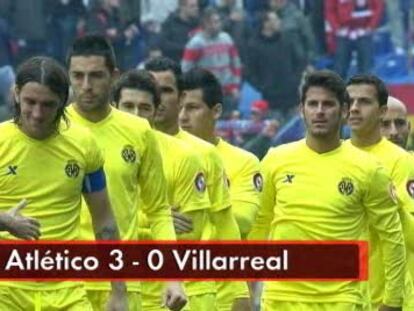 Atlético, 3 - Villarreal, 0