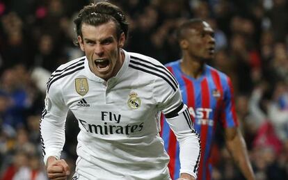 Bale celebra un dels seus gols.