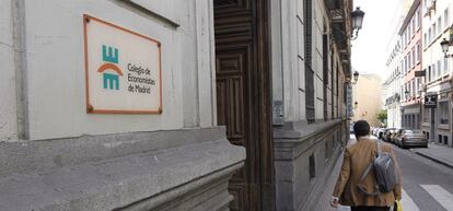 La sede del Colegio de Economistas de Madrid.