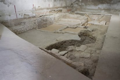 Un aspecto del yacimiento del Cerro del Castillo, en la localidad gaditana de Chiclana.