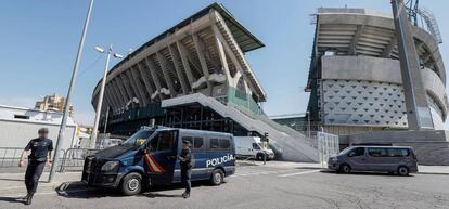 Últimos preparativos en el Benito Villamarín.