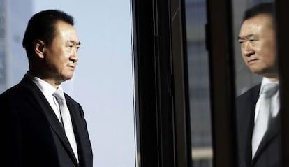 Wang Jianlin, en la sede de la inmobiliaria que le hizo rico, Dalian Wanda Group, en Pek&iacute;n.