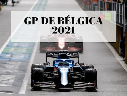 Fernando Alonso durante la clasificación del GP de Bélgica de Fórmula 1 de este fin de semana