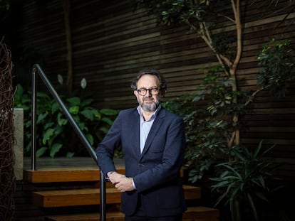 Martín Lázaro, oncólogo y presidente de la Sociedad Oncológica de Galicia, durante el Simposio de Oncología de Precisión celebrado en Vigo.