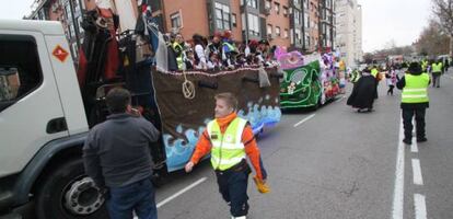 Cabalgata de reyes de Villaverde celebrada en enero de este año.