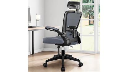 ergonomic chair in a room