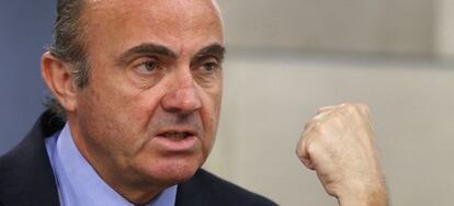 El ministro de Economía en funciones, Luis de Guindos. EFE/Archivo
