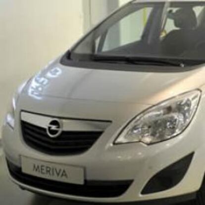 Imagen del nuevo Opel Meriva, que fue presentado en Zaragoza.