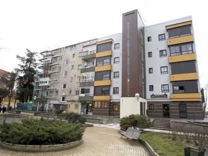 Rehabilitación de edificios para mejorar su eficiencia energética en Madrid.