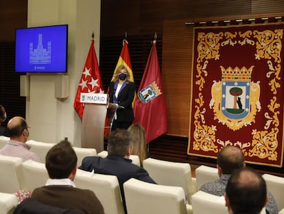 La concejal de Hacienda del Ayuntamiento de Madrid, Engracia Hidalgo.