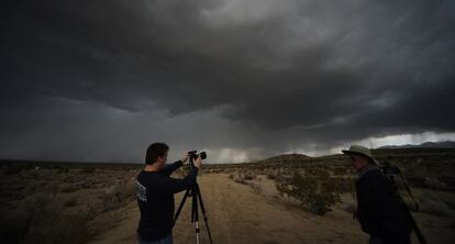 Un gustnado en Littlerock, California, en 2013.