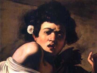 <i>Muchacho mordido por un lagarto,</i>de Caravaggio.