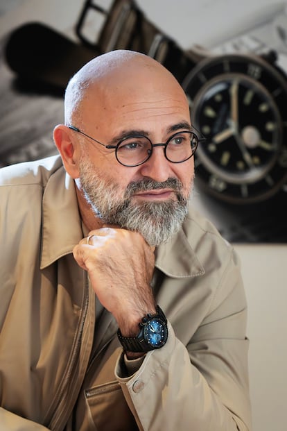 Marc Hayek, CEO de Blancpain, en La Granja de Le Brassus.