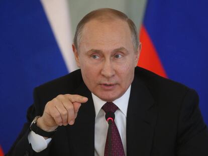 El presidente ruso Vladímir Putin.