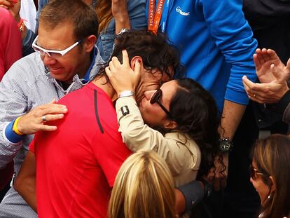 Foto del día: El beso de Rafa no tiene nada que envidiar al de Iker y Sara