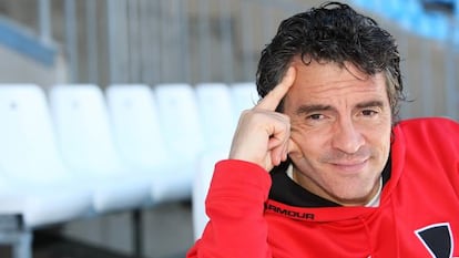 Juanma Lillo, en una foto de 2010, cuando entrenaba al Almer&iacute;a.