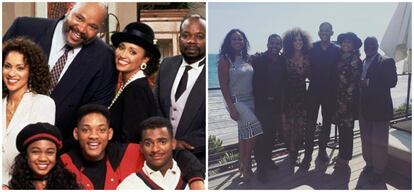 Casi 20 años después del final de 'El Príncipe de Bel-Air', los actores que dieron vida a los miembros de la familia Banks volvieron a juntarse en 2017. Alfonso Ribeiro, que fue el peculiar Carlton en la ficción, compartió en redes sociales la instantánea del reencuentro con Karyn Parsons (Hilary), Tatyana Ali (Ashley), Daphne Maxwell Reid (tía Vivian), Joseph Marcell (Geoffrey) y Will Smith (Will). “Siempre es increíble pasar una tarde con mi familia. Ojalá James Avery todavía estuviera con nosotros para completar el grupo”, escribió Ribeiro en referencia al actor que interpretaba al tío Phil, que falleció en 2013. 