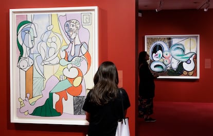 Two paintings by Pablo Picasso at the Brooklyn Museum’s exhibition on the artist